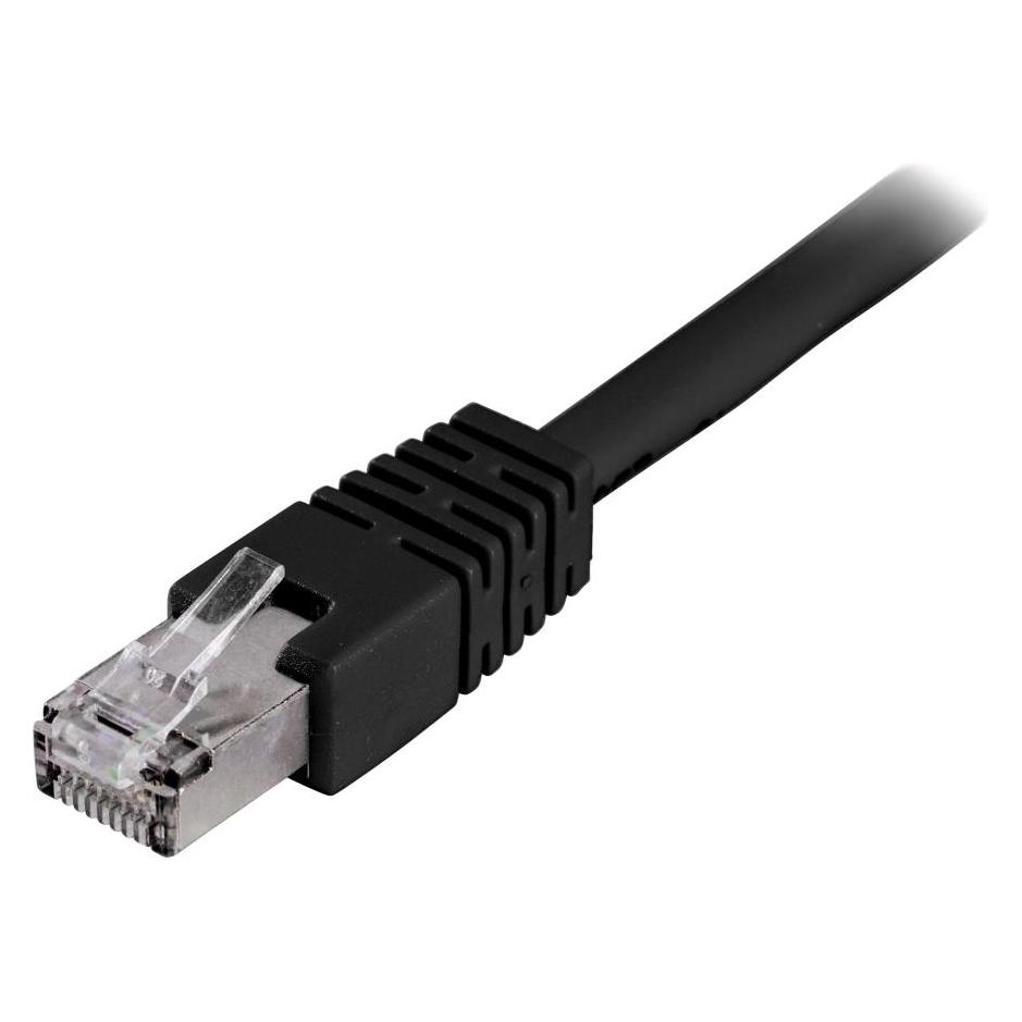 Deltaco FTP Cat6 - 3m - 3 m - Cat6 - RJ-45 - RJ-45 - Schwarz (FTP, CAT6, 3 m) (STP-63S)