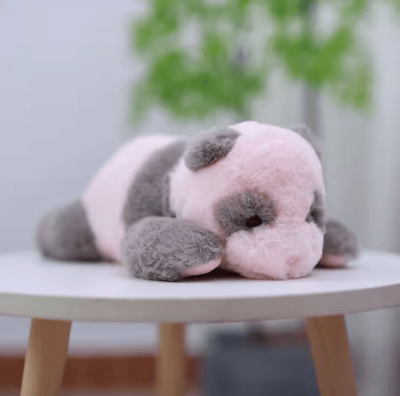 Uplift Curations PandaCuddle Plush Animal Cushion 7.9 & 11.8 In Cute Pink Baby Panda Doll Pillow Gift 11.8 In (30 Cm)