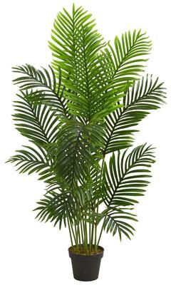 Nearly Natural 5' Paradise Palm Artificial Tree - h: 5 ft. w: 16 in. d: 16 in