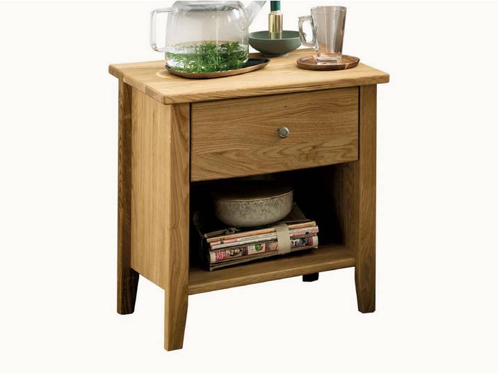 Nachttisch Divina - H50xB47xT37 cm - Wildeiche