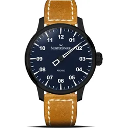Meistersinger Klassik Archao DLC" AR908BL" - blau,honig - 43mm
