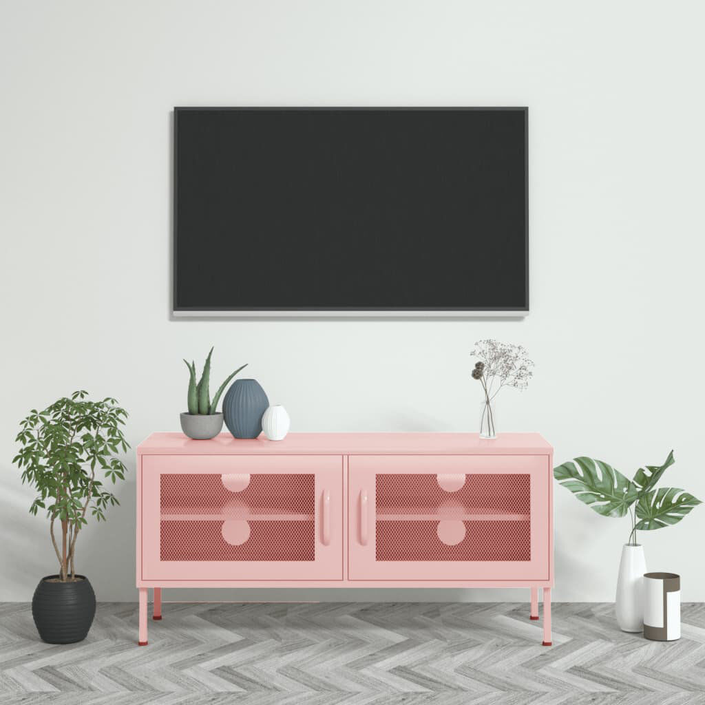 Ebern Designs Caleyah TV Stand for TVs up to 43" Pink 43"