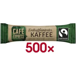 Hellma 500er-Pack Entkoffeinierte Kaffeesticks braun