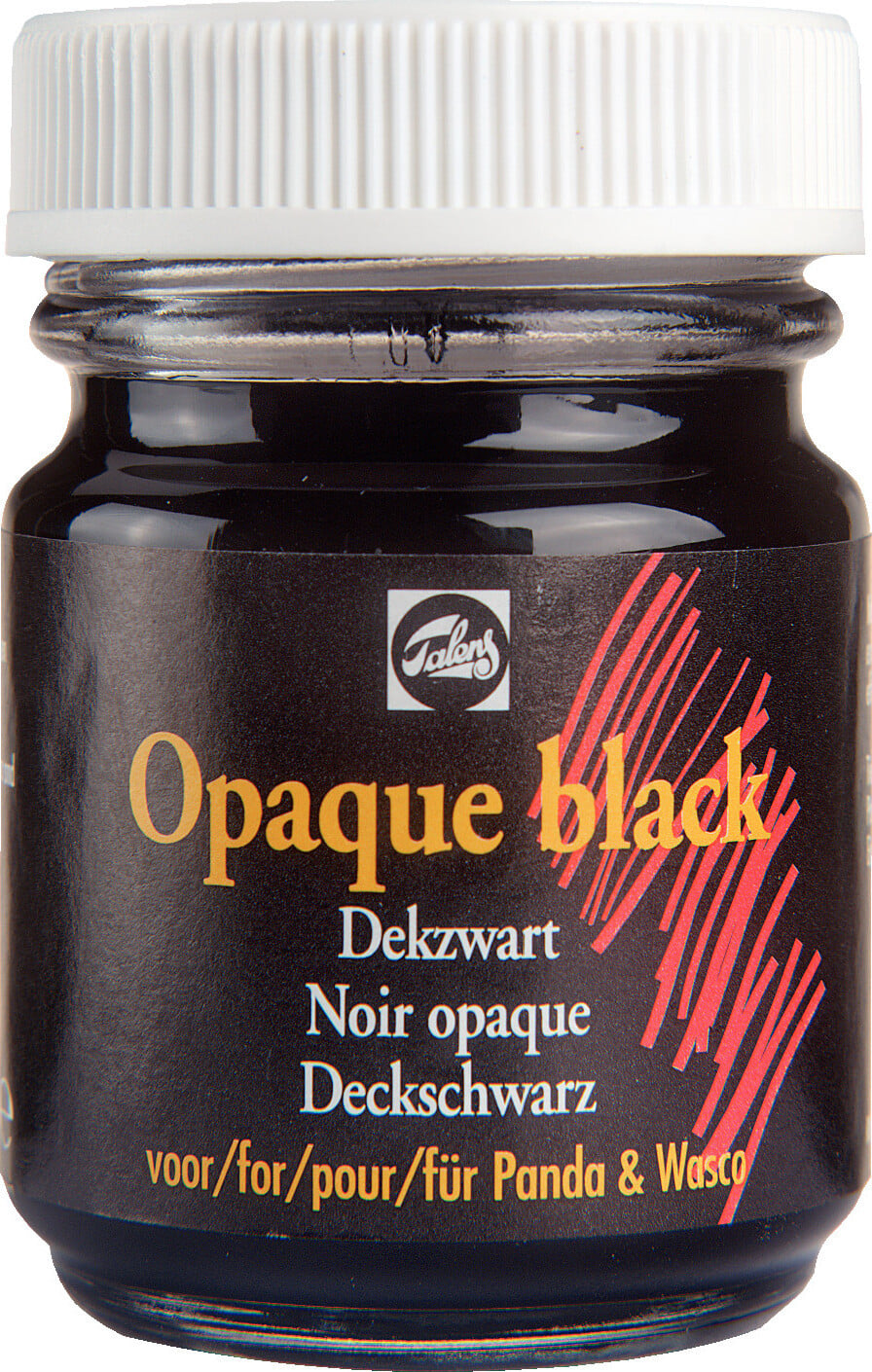 Royal Talens Wasco ondoorzichtig zwart 50 ml