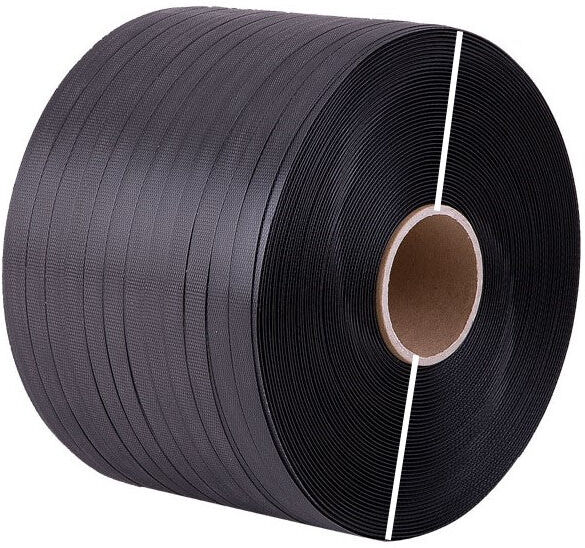 Reggia in polipropilene 12x0,6 Nera Ø interno bobina 62mm