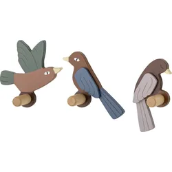 Lewi Wandhaken Vögel 3 St.