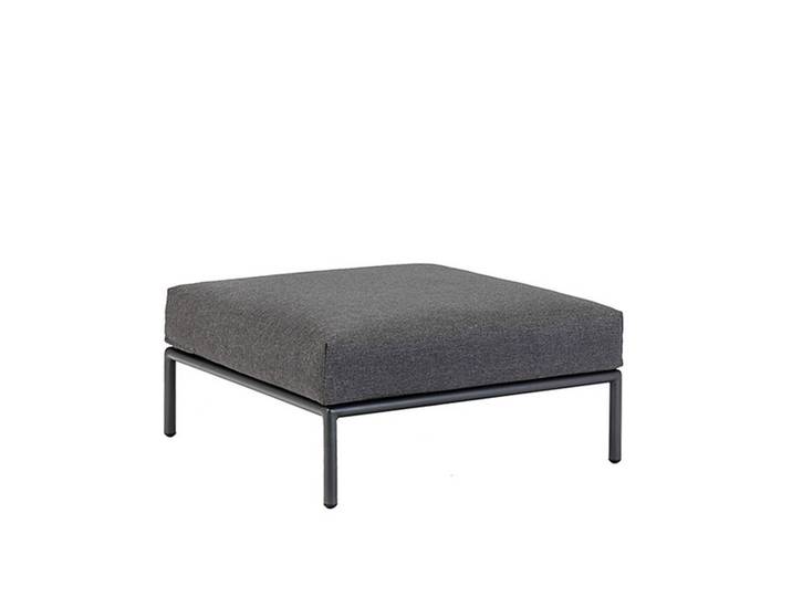 Taburett Level Houe grau, Designer Henrik Pedersen, 81x38x81 cm