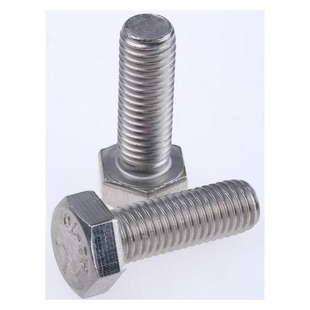 RS PRO A2 S/Steel hex head set screw,M12x35mm (25 Schrauben pro Stück) (7976333)