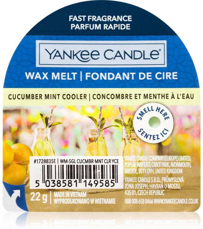 Yankee Candle Cucumber Mint Cooler wax melt 22 g