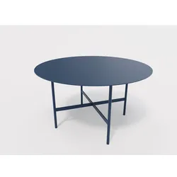 BETA Beistelltisch rund Large RAL 5020 ozeanblau