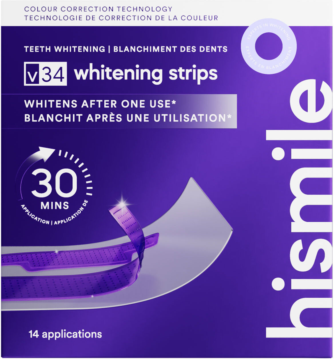 HISMILE V34 Whitening Strips 14pcs