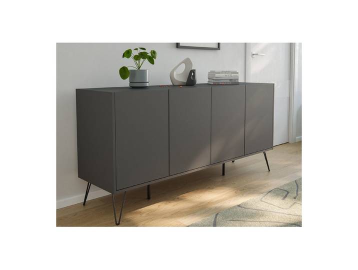 Posseik Sideboard Posseik Sideboard Industrial H 155 cm Grafit