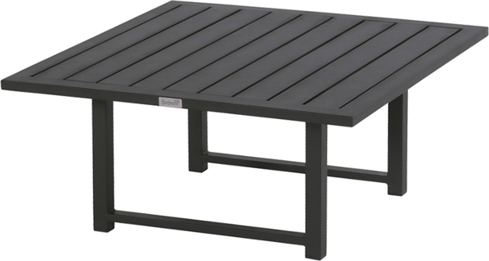 Hartman Tim Kaffeetisch Aluminium schwarz 90x90 cm