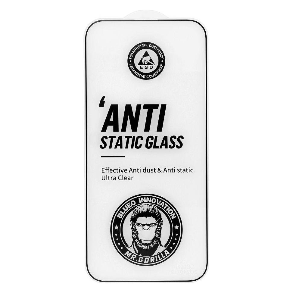 BlueO Sonstiges 5D Mr. Monkey Glas - Apple iPhone 18 Pro schwarz (antistatisch, stark, HD) (Apple iPhone 18 Pro) (5903396482922)