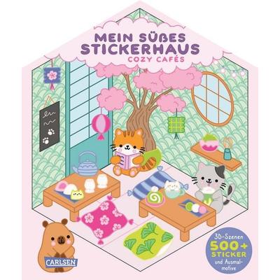 Mein süßes Stickerhaus: Cozy Cafés, Taschenbuch von , Carlsen, 978-3-551-19336-0