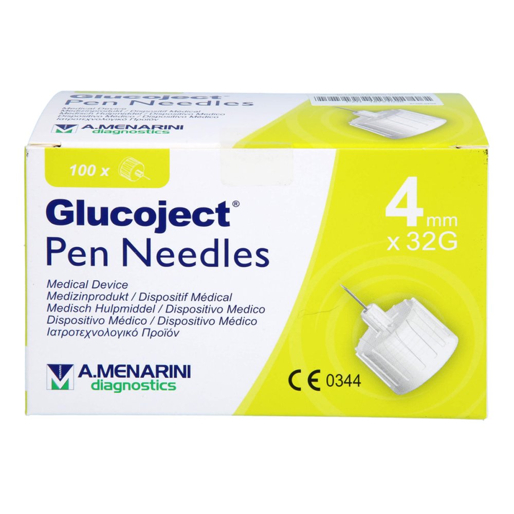 BERLIN-CHEMIE AG Glucoject Pen-nadeln 32 Gx4 Mm 0,23 Mm 18721036