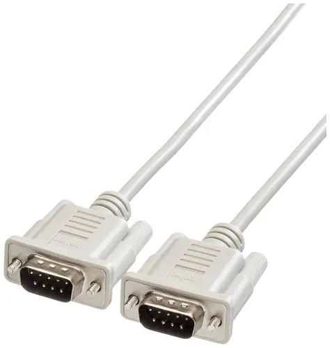 Roline Seriell Anschlusskabel [1x D-SUB-Stecker 9pol. - 1x D-SUB-Stecker 9pol.] 1.80m Grau