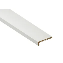 ter Hürne Leisten Abdeckleiste Uni glanzweiß ADL 120 Dekor 2700x120x30 mm