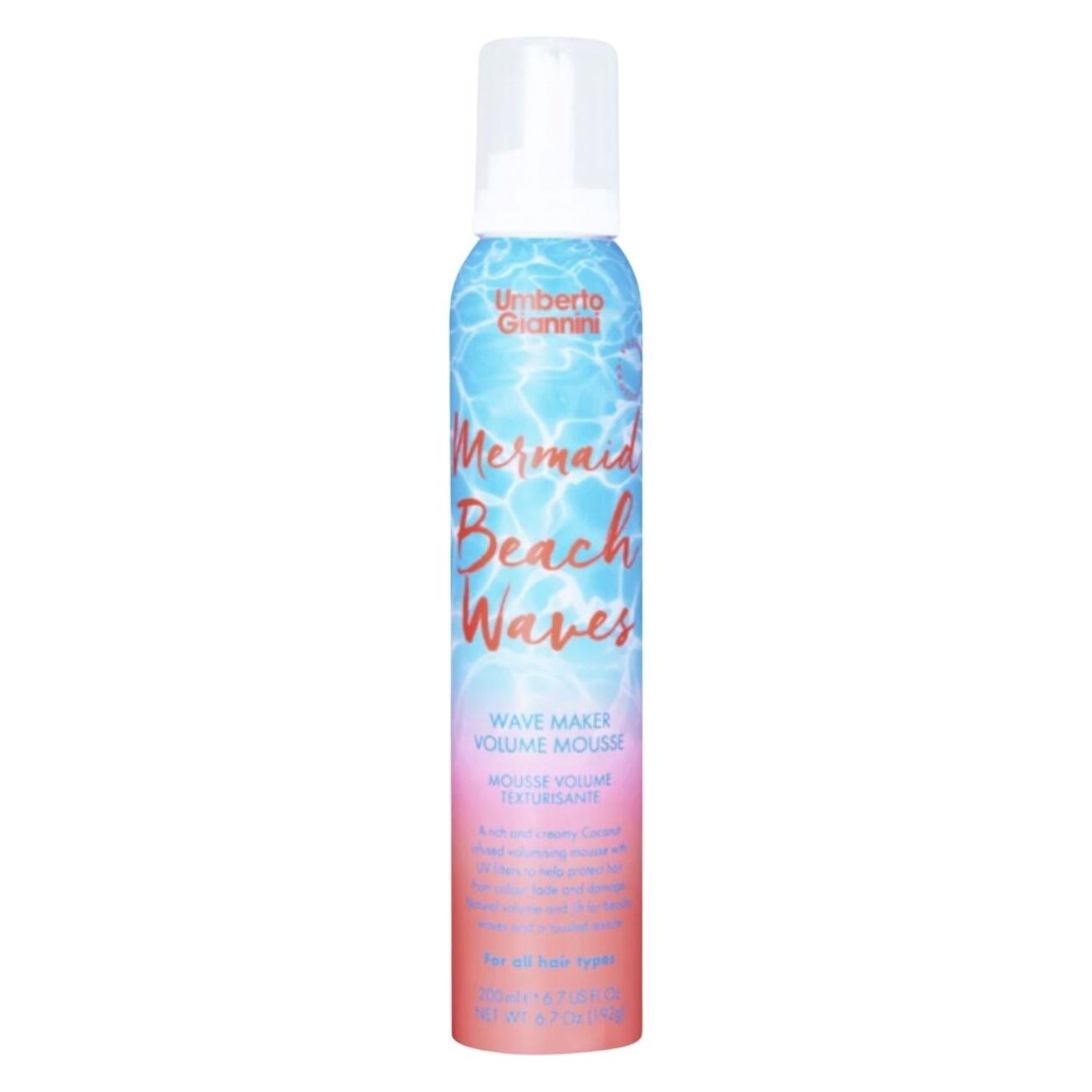 Umberto Giannini Mermaid Beach Waves Texturizing Volume Hair Mousse 200ml mit Kokosnusswasser und UV (Volumenschaum, 200 ml) (50006859)