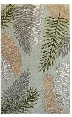 Domani Saunt Hand Tufted Wool Neutral & Tropical Area Rug
