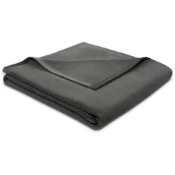 Wohndecke PURE COTTON (BL 150x200 cm) - grau - BL 150x200 cm
