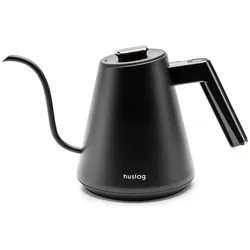 Huslog Wasserkocher mit Kontrollsockel, Wasserkocher, Schwarz