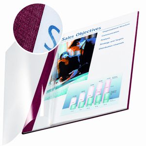 Leitz impressBIND Buchbindemappen A4 10.5 bordeaux, 10 Stück