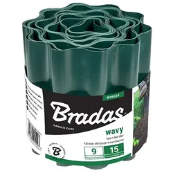 Rasenkante Beeteinfassung 9m/20cm grün BRADAS OBFG 0920