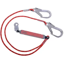 ABS PSA-Ausrüstung Lanyard Y-Verbindungsmitte Seillänge 2,0m