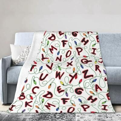 Uplift Picks Alphabet Lore Flannel Throw Blanket Soft Lightweight Cartoon Sofa Blanket 6 150x100 Cm (40x60 Inch)