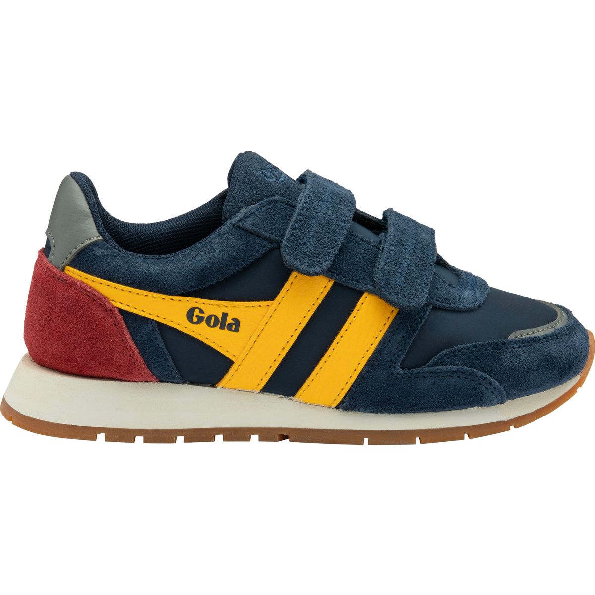 Gola Austin Strap Sneaker Kids navy/sun/deep red (EY) 1 CKA539-EY-1-navysundeepred