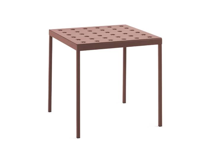 HAY Table Balcony iron red, 75 cm