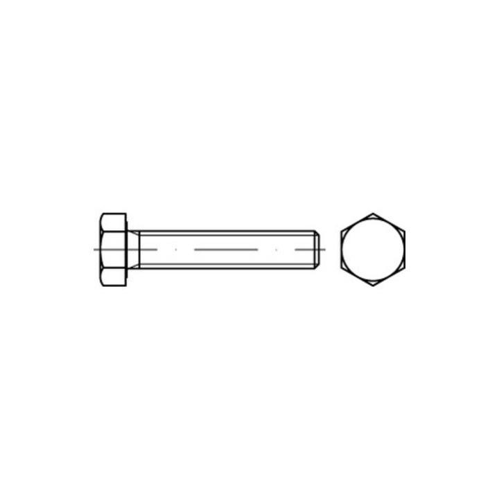 ISO 4017 Sechskantschraube VG M16x20 Messing blank ; Industrial Quality Supplies (040177000160020)