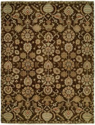 KALATY Traditional Multi-Colored Hand-Knotted Wool Area Rug