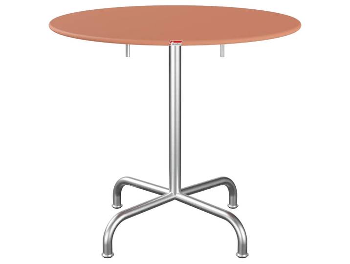 Metalltisch Rigi Rund Feuerverzinkt von Schaffner / Farbe: Terracotta / Grösse: x cm