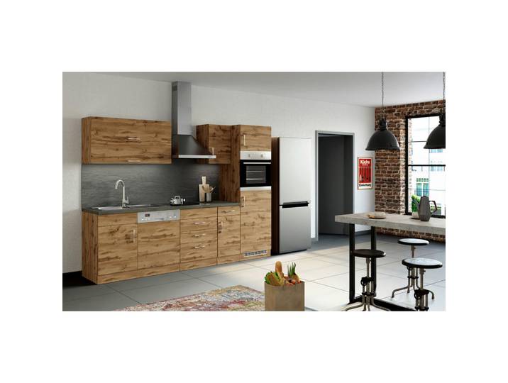 Held Küchenleerblock, Eichefarben, Holzwerkstoff, 210x200x60 cm, in den Filialen individuell planbar, Küchen, Küchenblöcke, Küchenzeilen, Küchenzeilen ohne Geräte