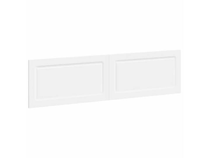 GHVBNMF Wandmontiertes Kopfteil UTRECHT Weiß Holzwerkstoff 200x50 cm Platzsparendes Wandbett-Kopfteil für das Schlafzimmer mit praktischer Ablagefläche aus pflegeleichtem Holzwerkstoff.