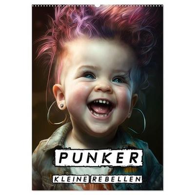 Punker Kleine Rebellen (Wandkalender 2027 DIN A2 hoch), CALVENDO Monatskalender