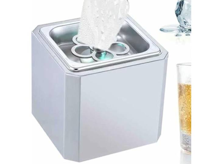 GmhXylophyte Mini-GlasküHler, Co2-Glasfroster, KüHler, Schnelles AbküHlen Ihrer GläSer In Sekunden Mit Einem Tastendruck, FlaschenküHlung FüR Cocktails, GeträNke