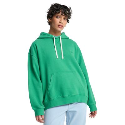 Hoodie QUIKSILVER "Essential", Damen, Gr. M, grün (leprechaun), Obermaterial: 100% Baumwolle., Sweatshirts Hoodie