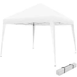 tectake Faltbarer Pavillon Linosa 3x3 m 300 x 300 x 255 cm Weiß