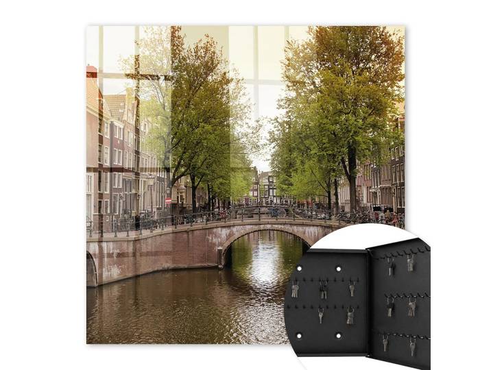 SCHLÜSSELBOX Schwarz 30x30 cm- Türöffnung nach rechts - Stadtkanal