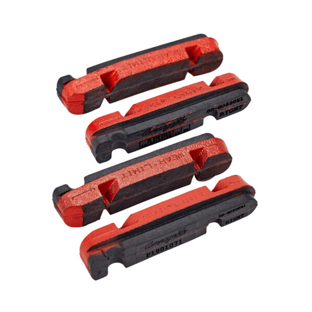 Pastilhas de freio de carbono Campagnolo, Grupos Campagnolo
