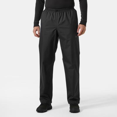 Regenhose HELLY HANSEN "HH RAIN PANT", Herren, Gr. S, N-Gr, schwarz, Web, Obermaterial: 100% Polyester. Futter: 100% Polyester, unifarben, Basic lang, Hosen Regenhose, atmungsaktiv, wind- und wasserdicht, versiegelte Nähte