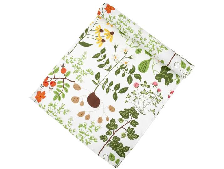 Klippan Yllefabrik Chemin de table Leksand blanc