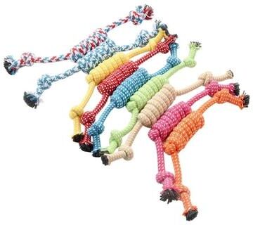 Inspired Finds Durable Braided Rope Dog Chew Toy For Training, Tug Play & Stress Relief orange