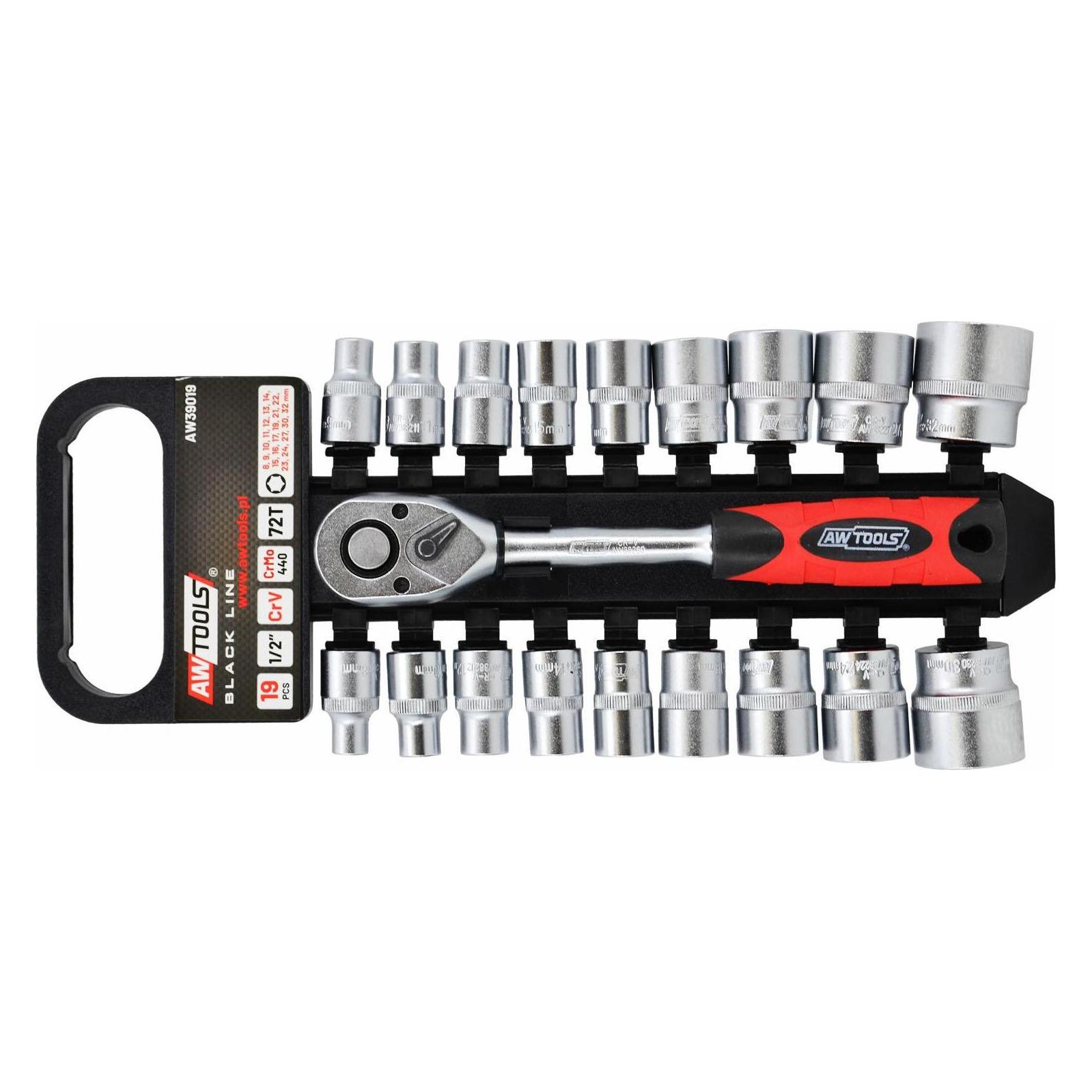 Awtools ZESTAW KLUCZY 1/2" 19el (1/2") (AW39019)