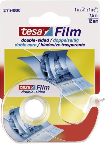 tesa 57912-00000-02 Doppelseitiges Klebeband tesafilm Transparent (L x B) 7.5 m x 12 mm 1 St.