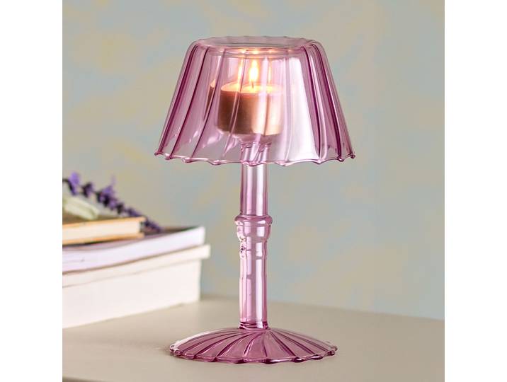 Photophore Cisco 18cm Mauve