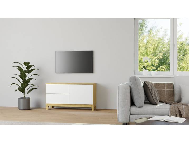 Sideboard skandinavischer Stil Eiche Natur geölt